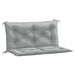 Pernă bancă de grădină 2db melanj gri deschis 100x50x7cm textil - WALTI WALTI