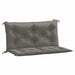Pernă bancă de grădină 2buc melanj gri închis 100x50x7cm textil - WALTI WALTI
