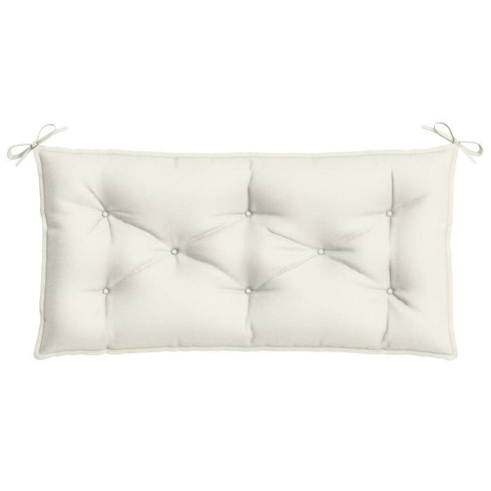 Pernă bancă de grădină, 2db, melanj crem, 100x50x7 cm, textil - WALTI WALTI