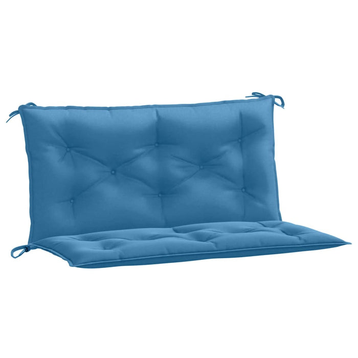Pernă bancă de grădină 2 buc melanj albastru 100x50x7 cm textil - WALTI WALTI