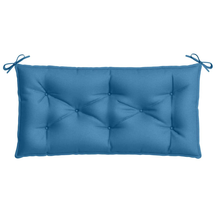 Pernă bancă de grădină 2 buc melanj albastru 100x50x7 cm textil - WALTI WALTI