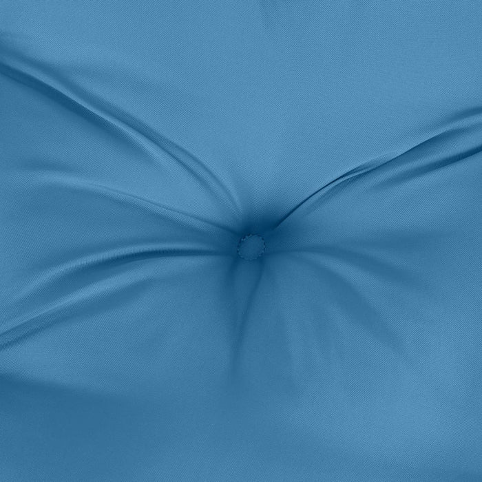 Pernă bancă de grădină 2 buc melanj albastru 100x50x7 cm textil - WALTI WALTI