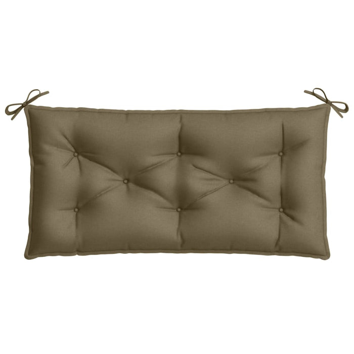 Pernă bancă de grădină 2buc melanj gri taupe 100x50x7 cm textil - WALTI WALTI