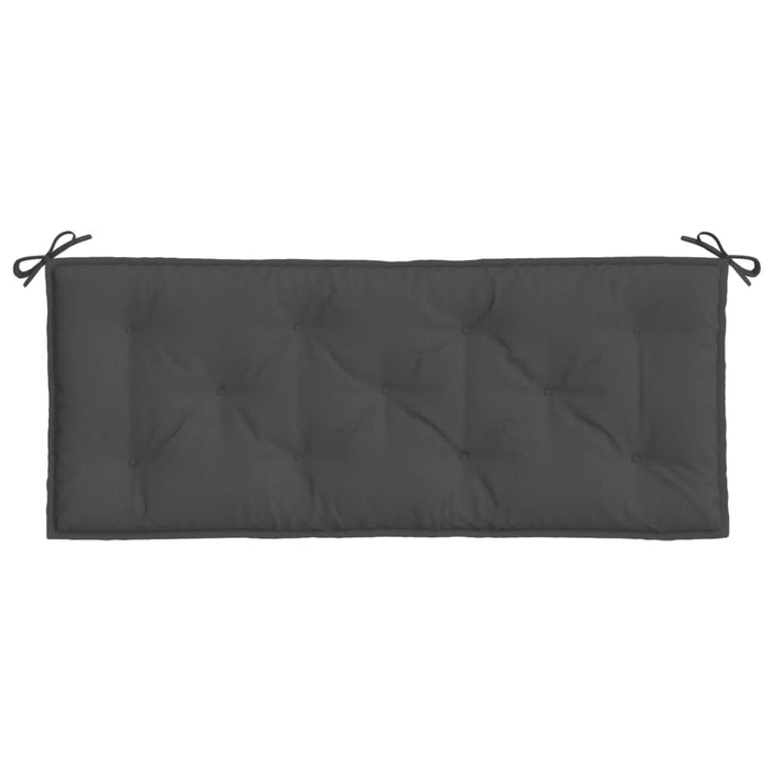 Pernă bancă de grădină 2 buc melanj antracit 120x50x7 cm textil - WALTI WALTI