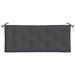 Pernă bancă de grădină 2 buc melanj antracit 120x50x7 cm textil - WALTI WALTI