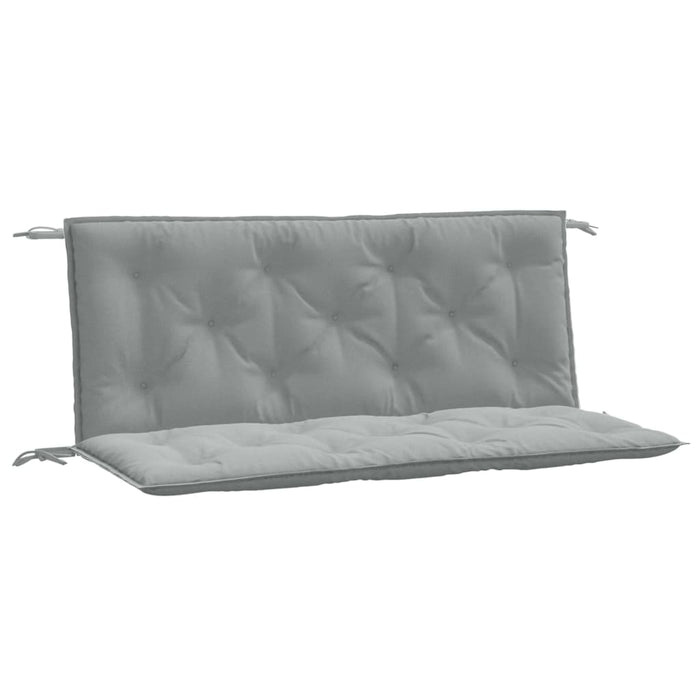 Pernă bancă de grădină 2db melanj gri deschis 120x50x7cm textil - WALTI WALTI