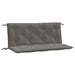 Pernă bancă de grădină 2buc melanj gri închis 120x50x7cm textil - WALTI WALTI