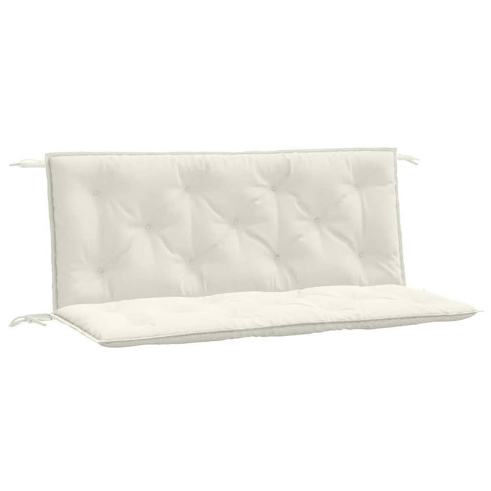 Pernă bancă de grădină, 2 buc. melanj crem, 120x50x7 cm, textil - WALTI WALTI