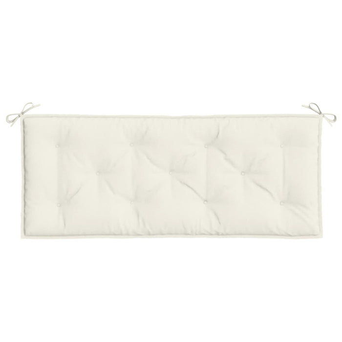 Pernă bancă de grădină, 2 buc. melanj crem, 120x50x7 cm, textil - WALTI WALTI