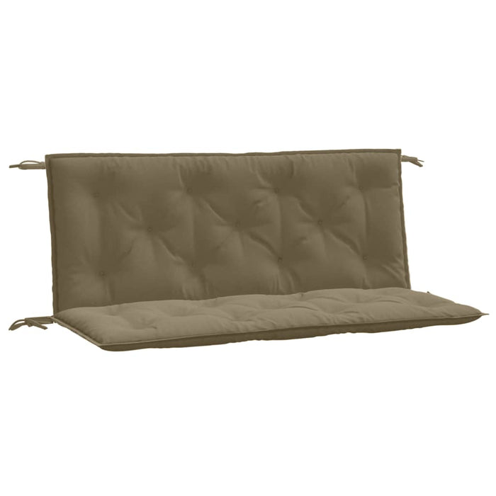 Pernă bancă de grădină 2 buc melanj gri taupe 120x50x7cm textil - WALTI WALTI
