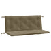 Pernă bancă de grădină 2 buc melanj gri taupe 120x50x7cm textil - WALTI WALTI