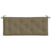 Pernă bancă de grădină 2 buc melanj gri taupe 120x50x7cm textil - WALTI WALTI