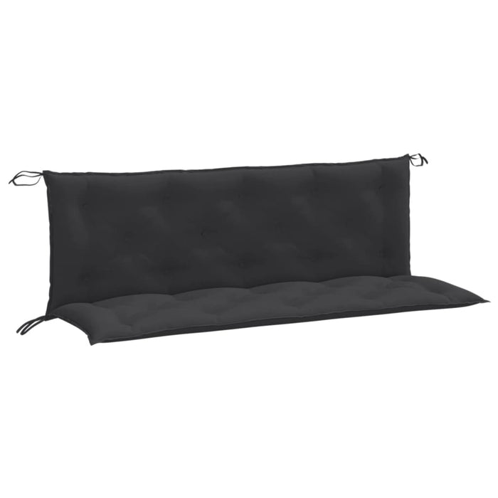 Pernă bancă de grădină 2 buc melanj antracit 150x50x7 cm textil - WALTI WALTI