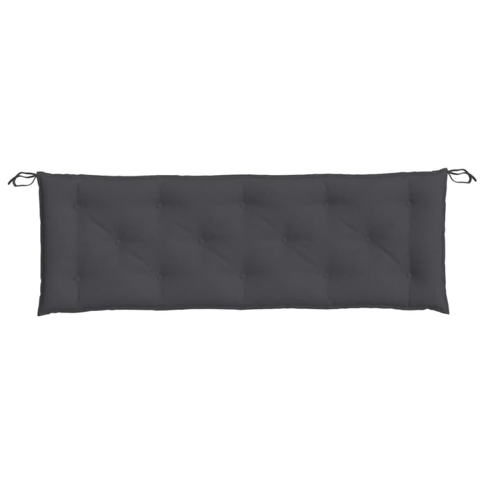 Pernă bancă de grădină 2 buc melanj antracit 150x50x7 cm textil - WALTI WALTI
