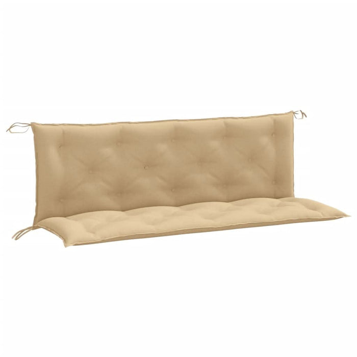 Pernă bancă de grădină, 2 buc., melanj bej, 150x50x7 cm, textil WALTI