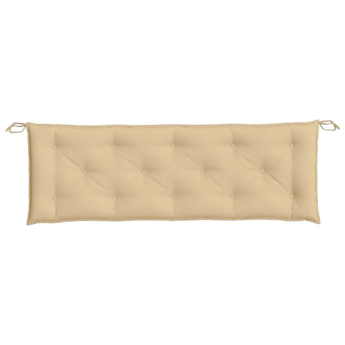 Pernă bancă de grădină, 2 buc., melanj bej, 150x50x7 cm, textil WALTI