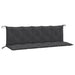 Pernă bancă de grădină 2 buc melanj antracit 180x50x7 cm textil - WALTI WALTI