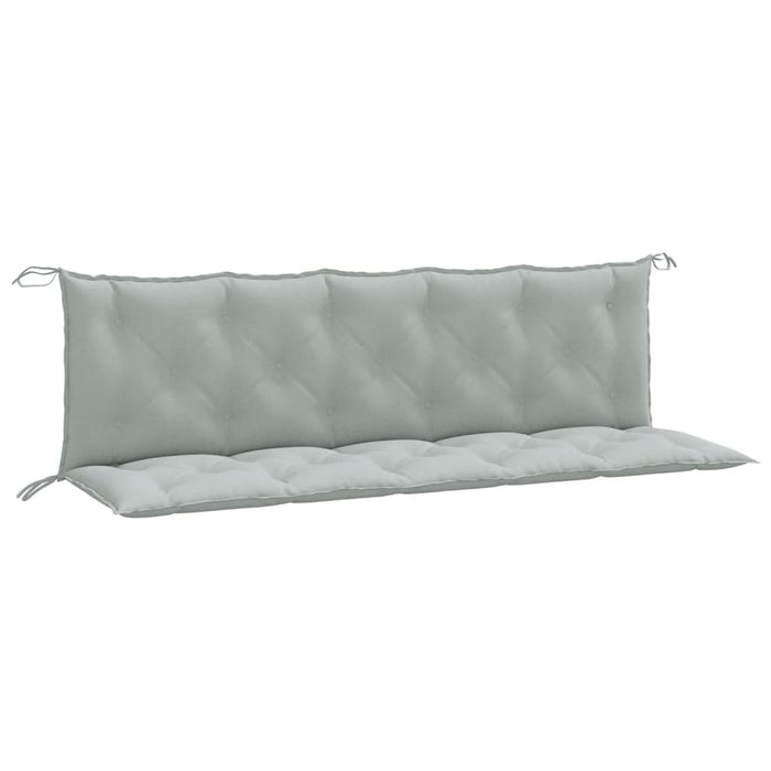 Pernă bancă de grădină 2db melanj gri deschis 180x50x7cm textil - WALTI WALTI
