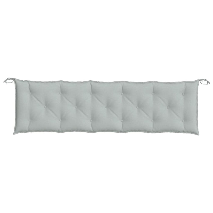 Pernă bancă de grădină 2db melanj gri deschis 180x50x7cm textil - WALTI WALTI