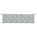 Pernă bancă de grădină 2db melanj gri deschis 180x50x7cm textil - WALTI WALTI