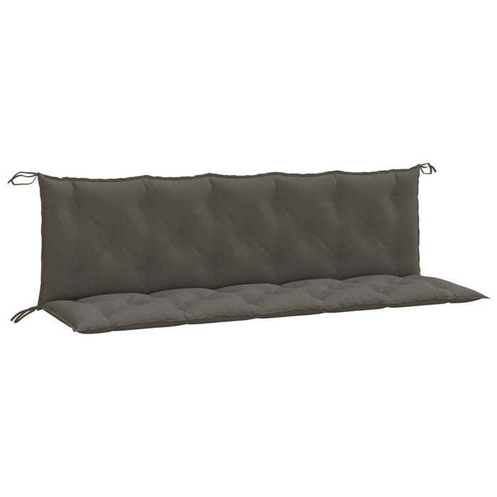 Pernă bancă de grădină 2buc melanj gri închis 180x50x7cm textil - WALTI WALTI