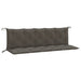 Pernă bancă de grădină 2buc melanj gri închis 180x50x7cm textil - WALTI WALTI
