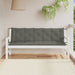 Pernă bancă de grădină 2buc melanj gri închis 180x50x7cm textil - WALTI WALTI