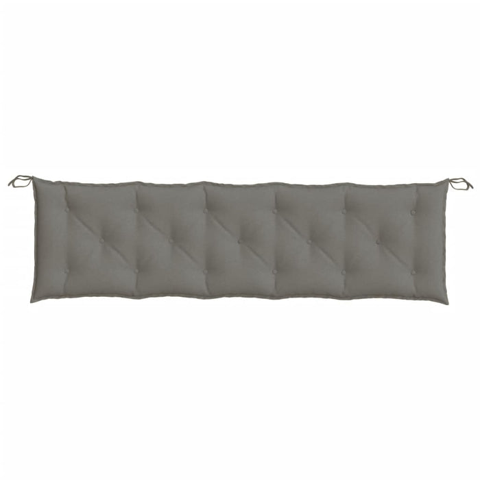 Pernă bancă de grădină 2buc melanj gri închis 180x50x7cm textil - WALTI WALTI