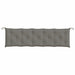Pernă bancă de grădină 2buc melanj gri închis 180x50x7cm textil - WALTI WALTI