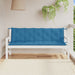 Pernă bancă de grădină 2 buc melanj albastru 180x50x7 cm textil - WALTI WALTI