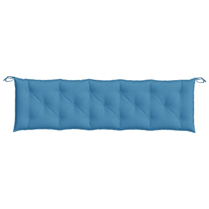 Pernă bancă de grădină 2 buc melanj albastru 180x50x7 cm textil - WALTI WALTI