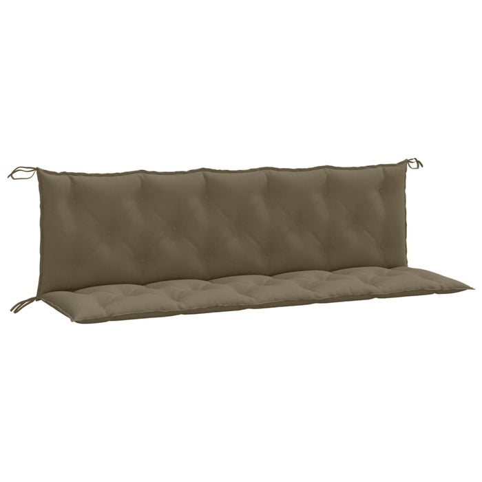 Pernă bancă de grădină, 2 buc. melanj taupe, 180x50x7 cm textil - WALTI WALTI