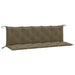 Pernă bancă de grădină, 2 buc. melanj taupe, 180x50x7 cm textil - WALTI WALTI