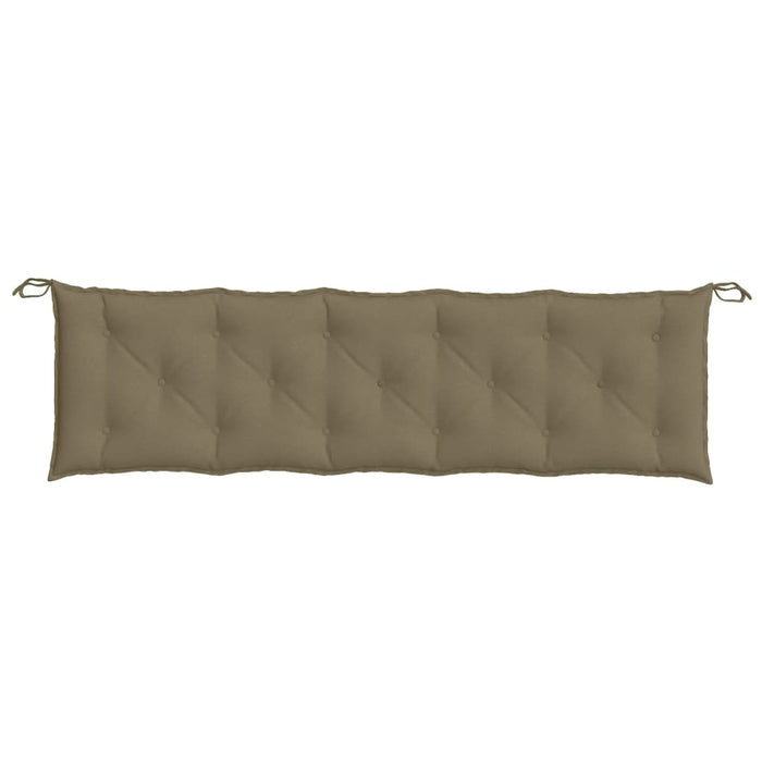 Pernă bancă de grădină, 2 buc. melanj taupe, 180x50x7 cm textil - WALTI WALTI