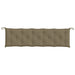 Pernă bancă de grădină, 2 buc. melanj taupe, 180x50x7 cm textil - WALTI WALTI