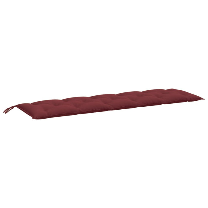 Pernă bancă de grădină 2 buc melanj roșu vin 180x50x7 cm textil - WALTI WALTI