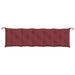 Pernă bancă de grădină 2 buc melanj roșu vin 180x50x7 cm textil - WALTI WALTI