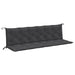 Pernă bancă de grădină 2 buc melanj antracit 200x50x7 cm textil - WALTI WALTI