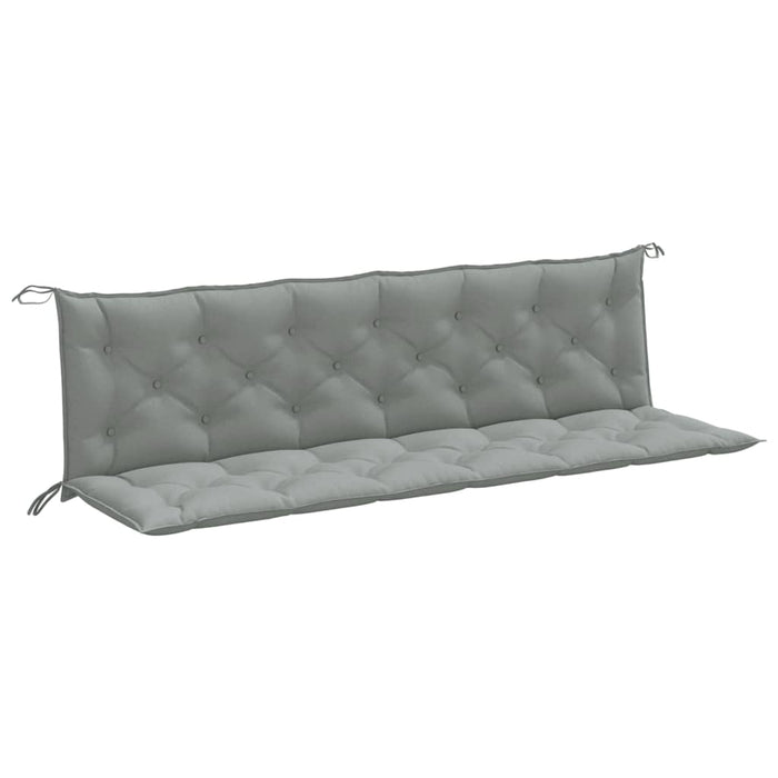Pernă bancă de grădină 2db melanj gri deschis 200x50x7cm textil - WALTI WALTI