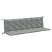 Pernă bancă de grădină 2db melanj gri deschis 200x50x7cm textil - WALTI WALTI