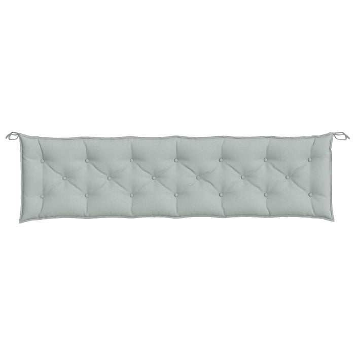 Pernă bancă de grădină 2db melanj gri deschis 200x50x7cm textil - WALTI WALTI