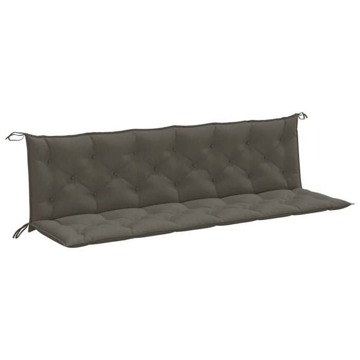 Pernă bancă de grădină 2buc melanj gri închis 200x50x7cm textil - WALTI WALTI
