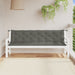 Pernă bancă de grădină 2buc melanj gri închis 200x50x7cm textil - WALTI WALTI