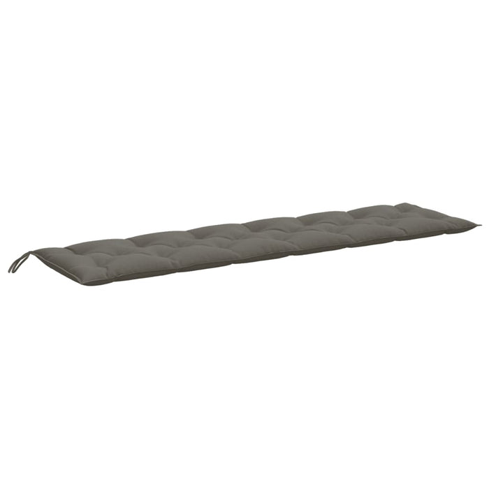 Pernă bancă de grădină 2buc melanj gri închis 200x50x7cm textil - WALTI WALTI