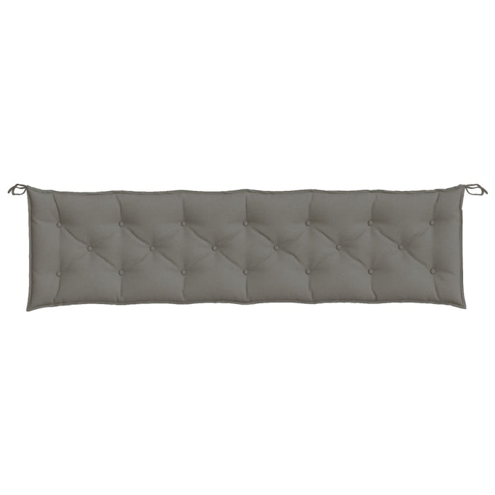Pernă bancă de grădină 2buc melanj gri închis 200x50x7cm textil - WALTI WALTI