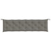 Pernă bancă de grădină 2buc melanj gri închis 200x50x7cm textil - WALTI WALTI