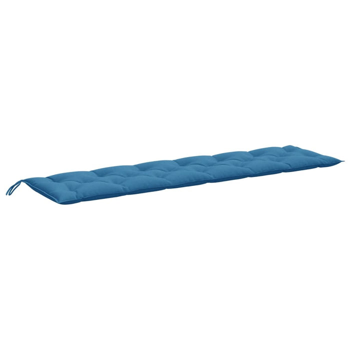 Pernă bancă de grădină 2 buc melanj albastru 200x50x7 cm textil - WALTI WALTI