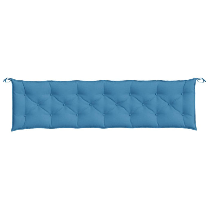 Pernă bancă de grădină 2 buc melanj albastru 200x50x7 cm textil - WALTI WALTI