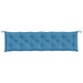 Pernă bancă de grădină 2 buc melanj albastru 200x50x7 cm textil - WALTI WALTI