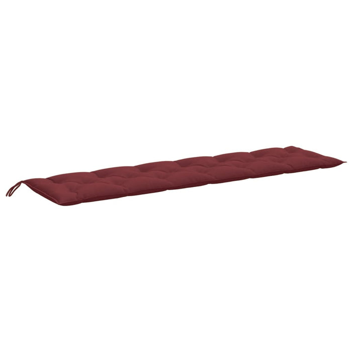 Pernă bancă de grădină 2 buc melanj roșu vin 200x50x7 cm textil - WALTI WALTI